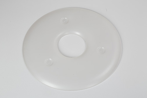 Thick plastic lampshade